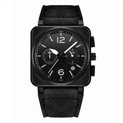 Los relojes multifuncionales de los hombres de cuero auténticos llevan - al OEM resistente de la prenda impermeable 3ATM