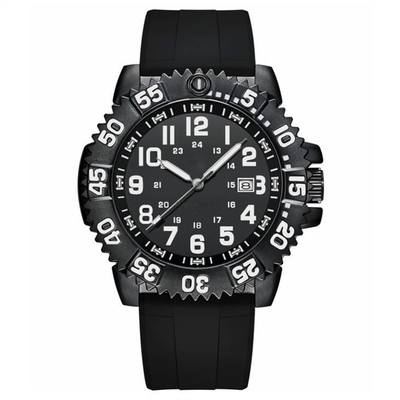Reloj de S Digital de Pin Buckle Men del reloj del cronógrafo del deporte de la correa del silicón ' con grandes números