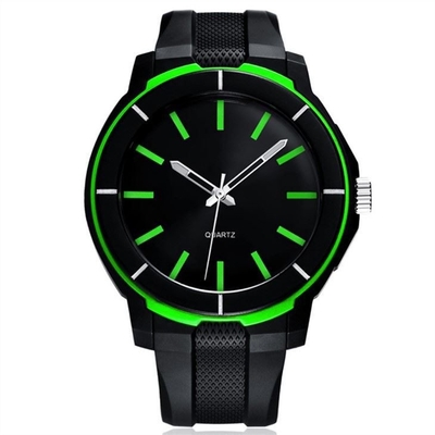 Reloj de Digitaces para hombre del silicón 30 metros de espejo de acrílico impermeable 195m m