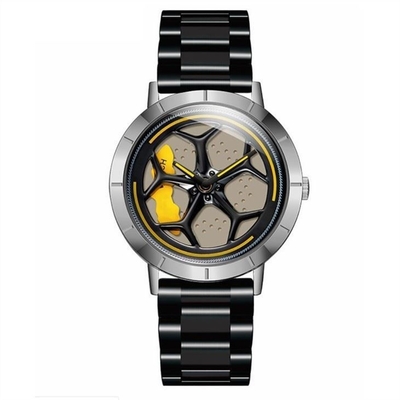 Enrollando deportes análogos-digital del dial mire los relojes de acero inoxidables de lujo de los hombres de 310m m