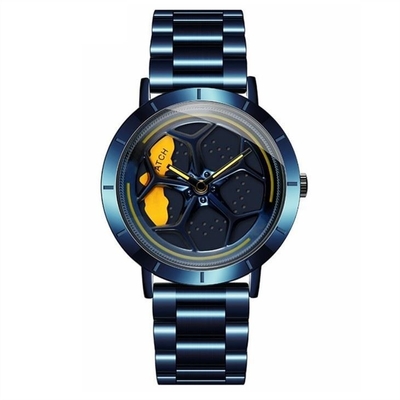 Enrollando deportes análogos-digital del dial mire los relojes de acero inoxidables de lujo de los hombres de 310m m