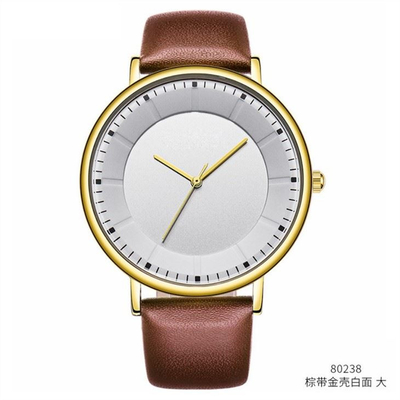 Relojes determinados a juego del cuarzo de los pares para el cuero de la aleación del reloj