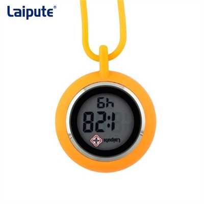 Movimiento electrónico del cuello de la ejecución de Fob Watch Round de la enfermera del silicón del ocio