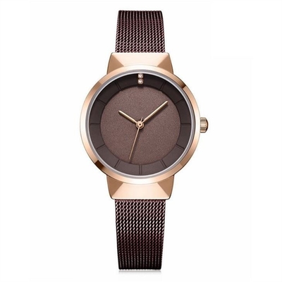 Pareja de lujo a juego Relojes casuales Reloj de pulsera de cuarzo
