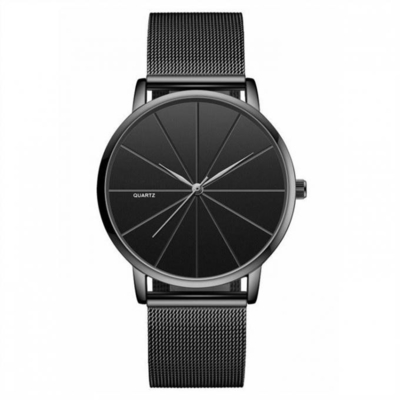 3atm impermeabilizan la banda de reloj fina del metal de los relojes de Japón de los hombres ultra finos del cuarzo