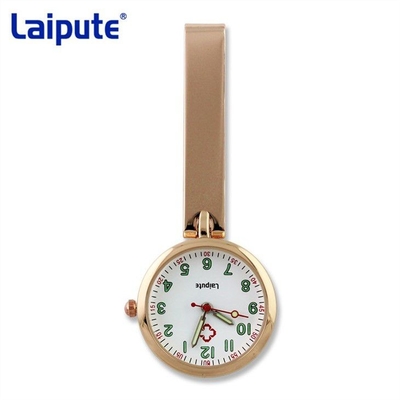 El dial redondo cuida el clip en las enfermeras de Pin Buckle Chest Watch For del reloj del mando