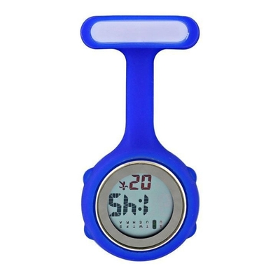 Relojes de la broche de la correa del silicón para portátil amistoso a prueba de polvo de Eco de las enfermeras