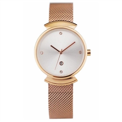 Diamond Metal Strap Women ' S mira los relojes rectangulares de acero inoxidables de las mujeres