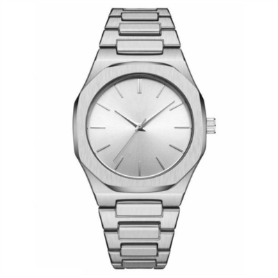 Reloj de acero inoxidable de acero inoxidable texturizado de Mesh Bracelet Watch Japan Movement