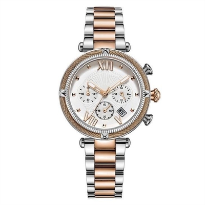 Relojes de lujo de la correa del metal de las señoras de los relojes de las mujeres clásicas del movimiento del cuarzo