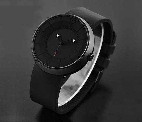 Deportes para hombre del reloj de la correa del silicón de la banda del silicón de los relojes para hombre mirar la banda del silicón