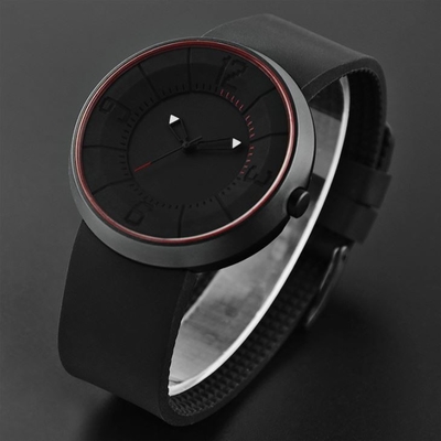 Deportes para hombre del reloj de la correa del silicón de la banda del silicón de los relojes para hombre mirar la banda del silicón