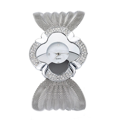 Moda versátil Diamond Watch Butterfly Style Bracelet para las señoras