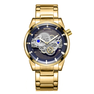 Reloj de pulsera de acero inoxidable de cuarzo para hombre Resistencia al agua 3ATM