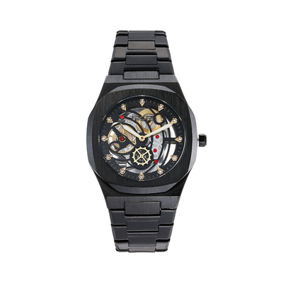 Reloj de acero inoxidable del cuarzo del indicador con el ancho de banda de 20m m para la exhibición del tiempo