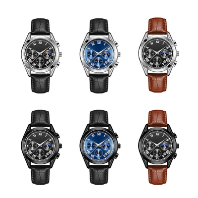 Resistencia de agua mineral de Crystal Buckle Quartz Battery Wristwatches los 30m 12m m