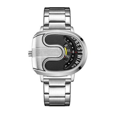 Reloj de acero inoxidable con movimiento de cuarzo