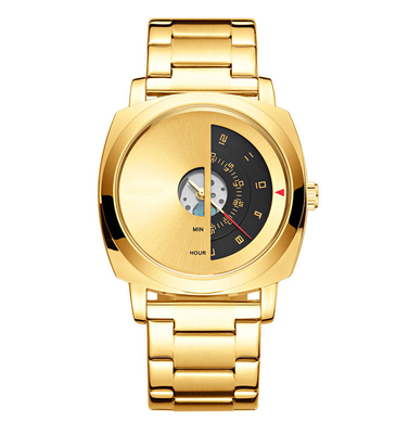 Reloj de pulsera de aleación de cuarzo con movimiento de cuarzo de precisión