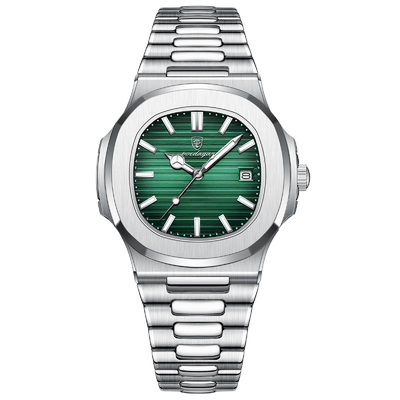 Ancho de banda 20 mm Acero inoxidable Cuarzo Reloj de muñeca Opción de visualización de tiempo Pesa 135g