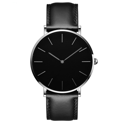 Función de visualización de tiempo Reloj de pulsera de aleación de cuarzo con personalización