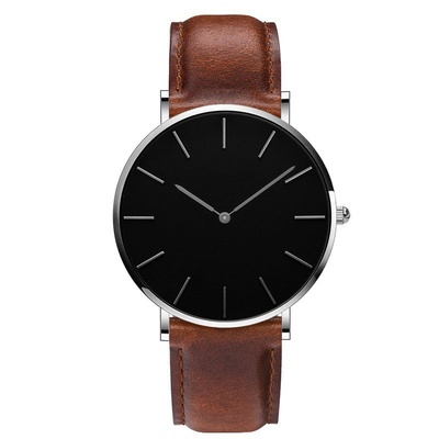 Función de visualización de tiempo Reloj de pulsera de aleación de cuarzo con personalización