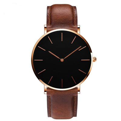 Función de visualización de tiempo Reloj de pulsera de aleación de cuarzo con personalización