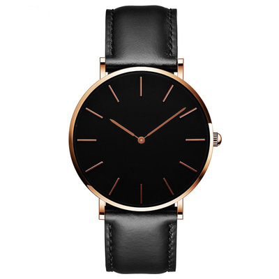 Función de visualización de tiempo Reloj de pulsera de aleación de cuarzo con personalización