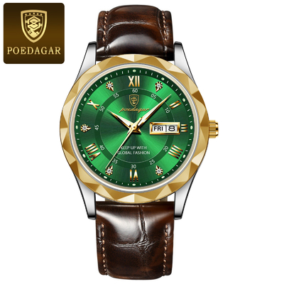 Reloj de pulsera de batería de cuarzo de 38 mm con color del dial personalizado y cristal mineral