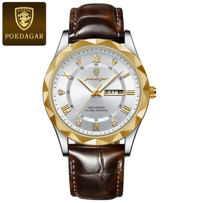 Reloj de pulsera de batería de cuarzo de 38 mm con color del dial personalizado y cristal mineral