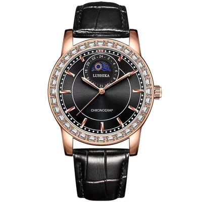 Reloj de pulsera de acero inoxidable con batería de cuarzo con diales y abrazaderas personalizadas
