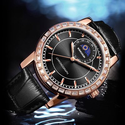 Reloj de pulsera de acero inoxidable con batería de cuarzo con diales y abrazaderas personalizadas