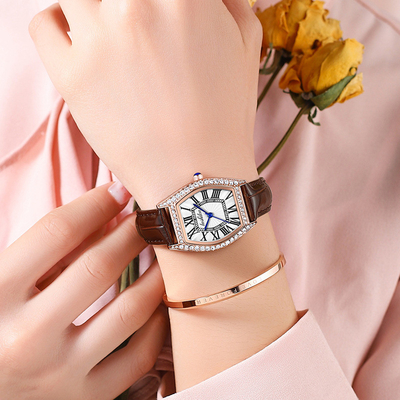 Relojes de pulsera de batería de cuarzo de banda negra con función de cronógrafo y cierre de hebilla