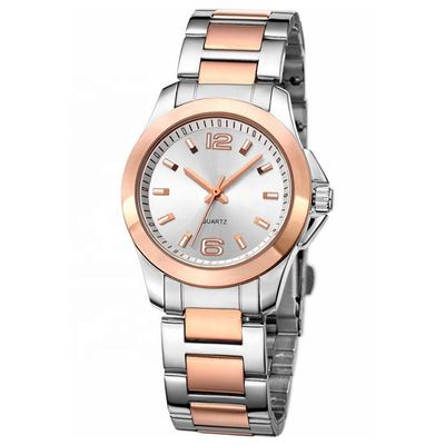 Agua de acero inoxidable Threeeye resistente 10m m luminoso del reloj del cuarzo