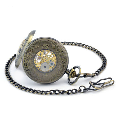 Prenda impermeable Multiapplication del reloj 3bar del reloj de bolsillo del vintage de la nostalgia