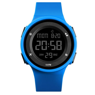 Reloj del deporte del silicón de los relojes de los pares ultrafinos multifuncionales del silicón de los deportes