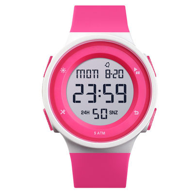 Reloj del deporte del silicón de los relojes de los pares ultrafinos multifuncionales del silicón de los deportes
