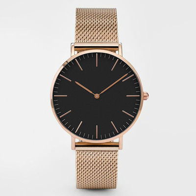 Reloj del cuarzo de la aleación de Nonwaterproof, ROHS que tiende el reloj para las señoras