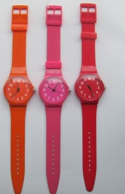 Reloj de plata del ODM para el caso Laipute de la ronda de Nonwaterproof de los señores