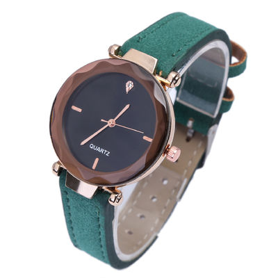 La banda real de Laipute Diamond Watches For Women los 23cm Legether equipó