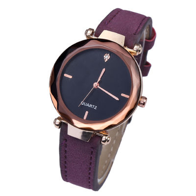 La banda real de Laipute Diamond Watches For Women los 23cm Legether equipó