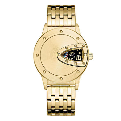 El borde del espejo personalizó los relojes para hombre grabados alea los relojes del hombre
