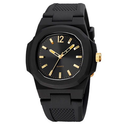 Prenda impermeable del reloj de Digitaces de la banda del silicón de la cara de espejo del cuadrado de Laipute 5ATM
