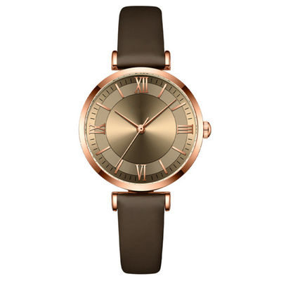 El cronógrafo del reloj del cuarzo de las mujeres de Nonscratch mira los 30M Life Waterproof