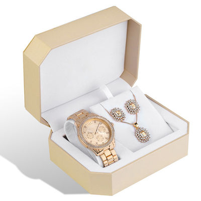 El sistema del regalo del reloj del ODM, regalo de lujo de Tripiece fija para ella