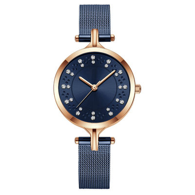 3ATM prenda impermeable Diamond Quartz Watch Vacuum Electroplating auténtico Skinfriendly