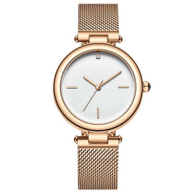 Diamond Quartz Watch Wearproof Corrosionproof auténtico encrustado