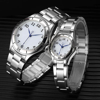 Relojes a juego personalizados para el impermeable de los pares 3bar