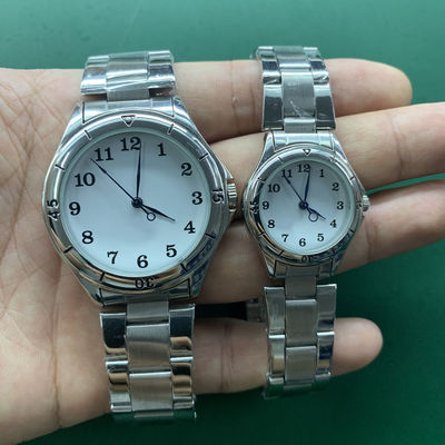Relojes a juego personalizados para el impermeable de los pares 3bar