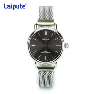 8.5m m reloj automático de acero inoxidable, reloj de acero inoxidable del cuarzo de las mujeres