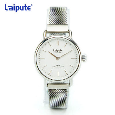 Señoras de acero inoxidables Wearproof del reloj de la pulsera del reloj del cuarzo los 50*27*28cm